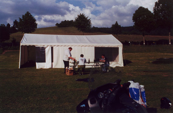 tent after..